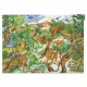 PUZZLE OBSERVATION - DINOSAURES + LIVRET - 100 PCS